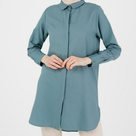 Round collar tunic - Picture 2 of 5